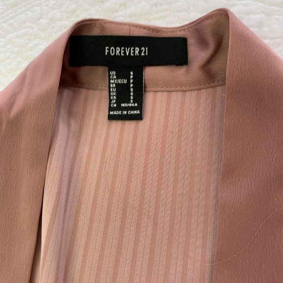 Brown/Pink Fancy Kimono, Lace, Size Small - Picture 5 of 9